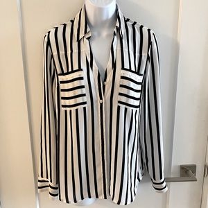 Fitted Button-Up Portofino Shirt Express